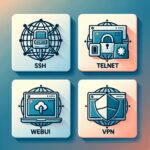 ssh telnet webui vpn