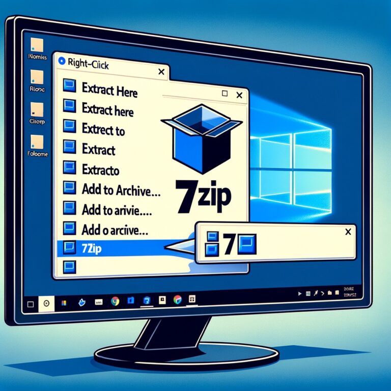 Windows 11 : ajouter 7zip ou toute autre application au menu contextuel