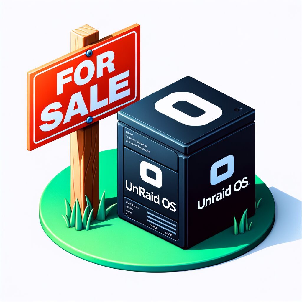 for sell unraid os licence