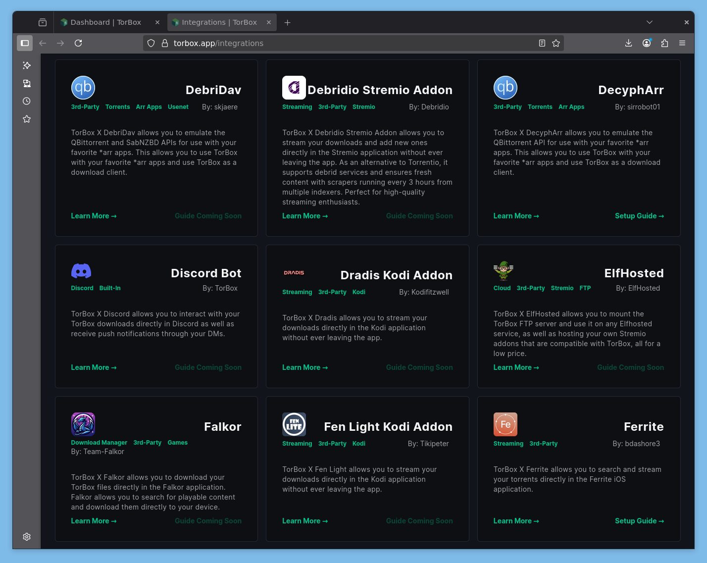 2025 07 06 22 00 29 integrations torbox — mozilla firefox (ubuntu)