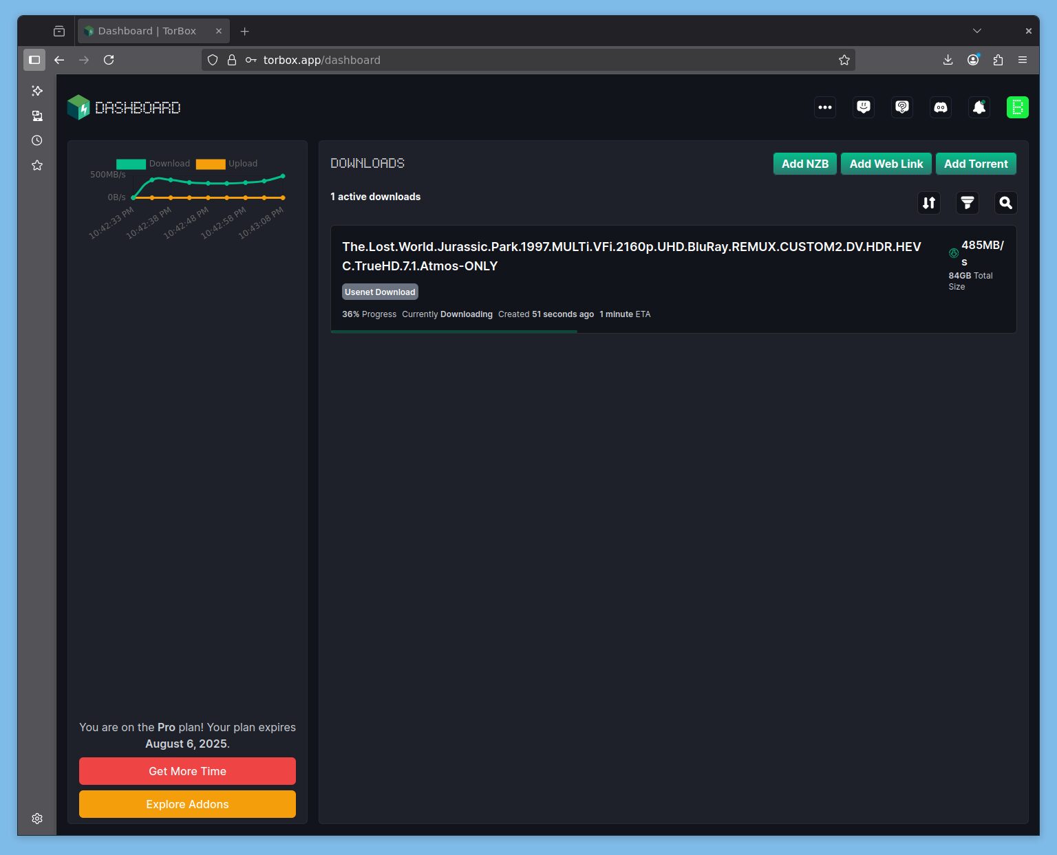 2025 07 06 22 43 12 dashboard torbox — mozilla firefox (ubuntu)