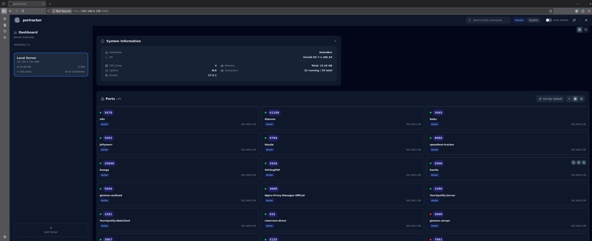 2025 07 27 19 37 41 portracker — mozilla firefox (ubuntu)