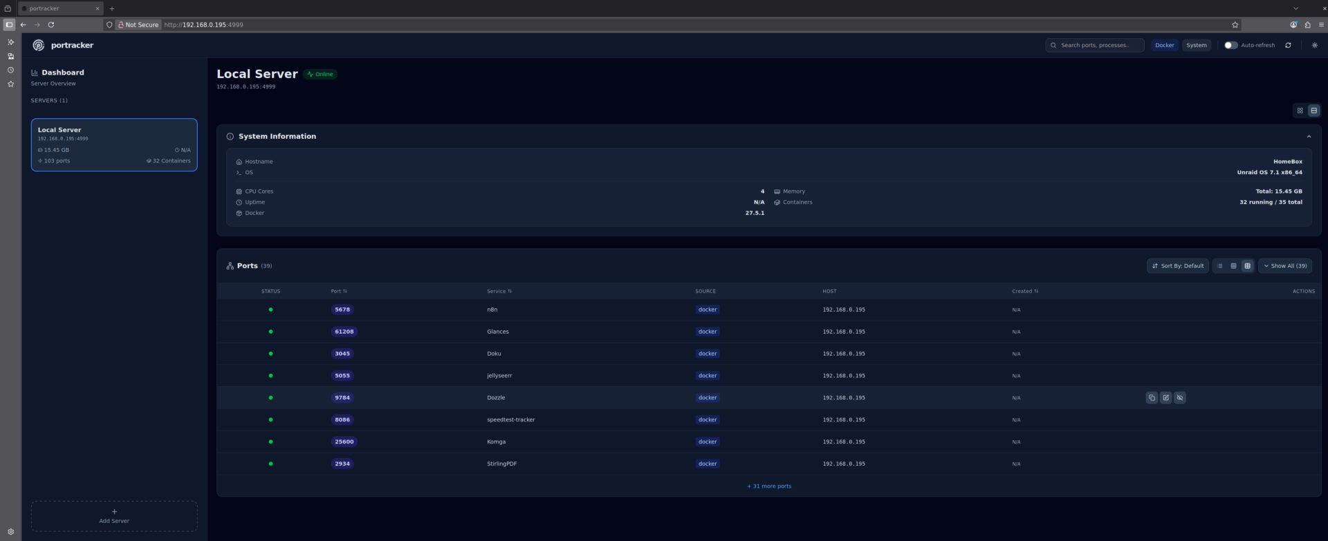 2025 07 27 19 38 32 portracker — mozilla firefox (ubuntu)
