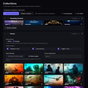 Xperience : outil de configuration pour Nuvio, avec visualisation