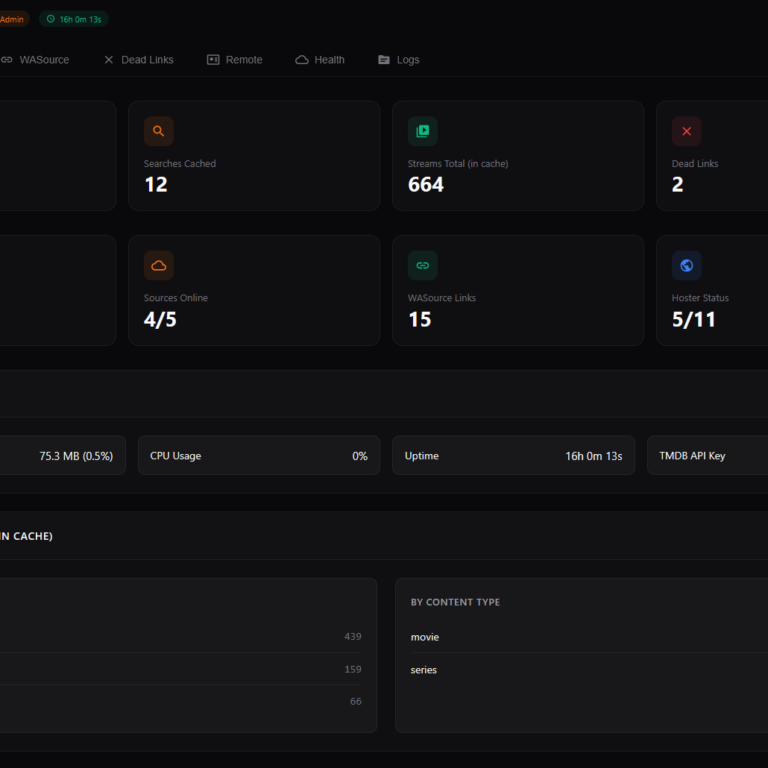 WAStream : sources DDL pour Stremio