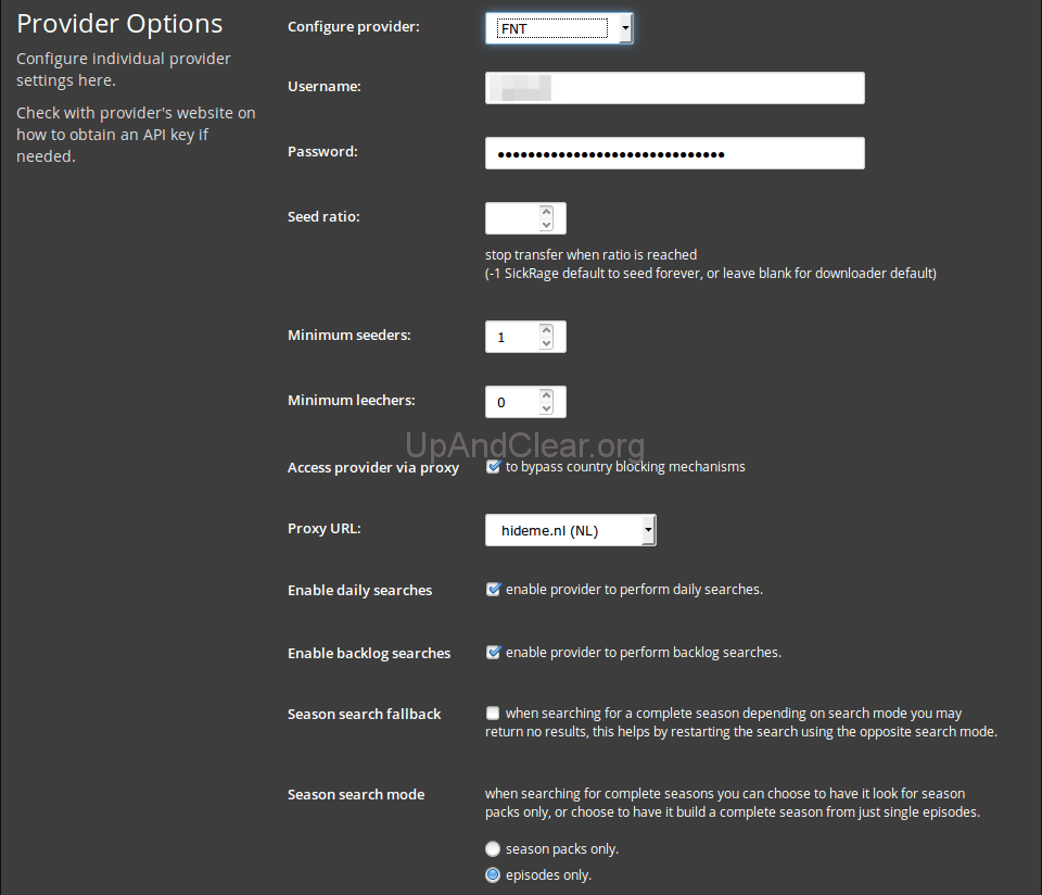 providers/options