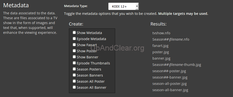 postProcessing/metadata