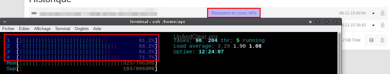 Réparation multi-core