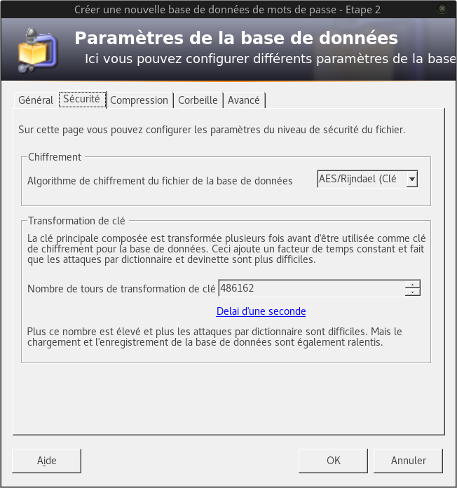 Créer une nouvelle base de données de mots de passe - Etape 2_012