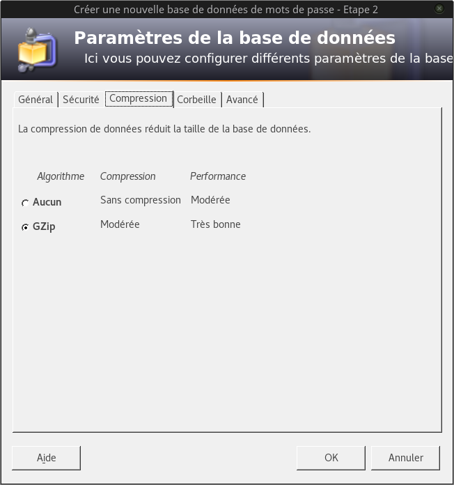 Créer une nouvelle base de données de mots de passe - Etape 2_013